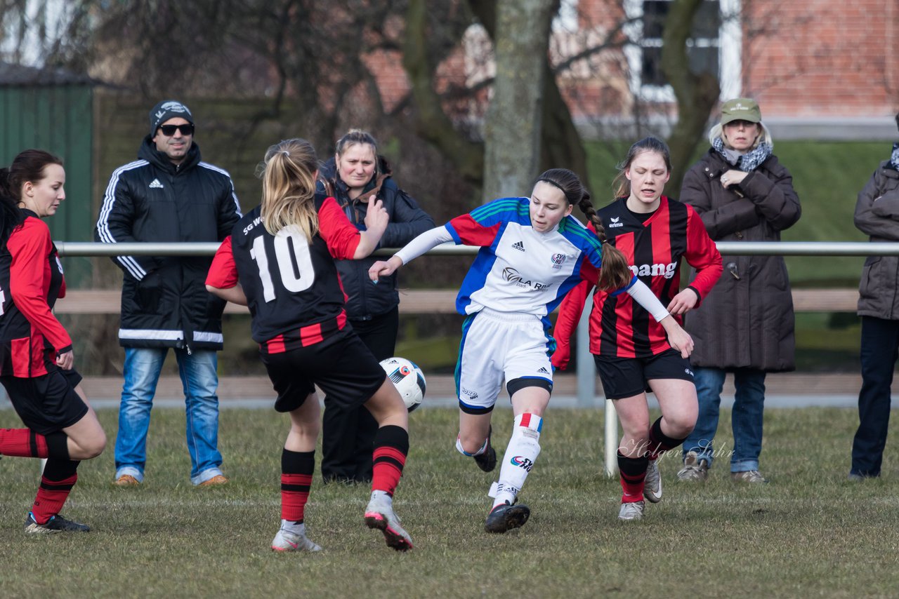 Bild 210 - wBJ SG Weststeinburg/Beidenfleth - SV Henstedt Ulzburg : Ergebnis: 0:4